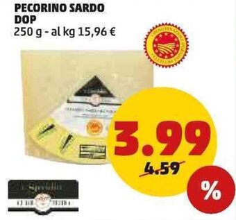 PENNY PECORINO SARDO DOP 250 g offerta