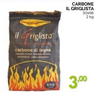 Orizzonte CARBONE IL GRIGLISTA 30498 2 kg offerta