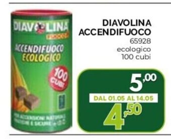 Orizzonte DIAVOLINA ACCENDIFUOCO 65928 ecologico 100 cubi offerta