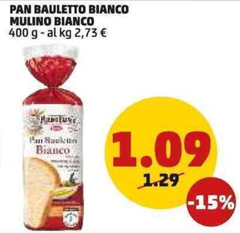 PAN BAULETTO BIANCO MULINO BIANCO 400 g
