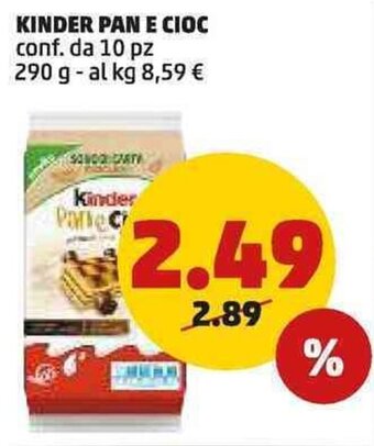 PENNY KINDER PAN E CIOC conf. da 10 pz 290 g offerta
