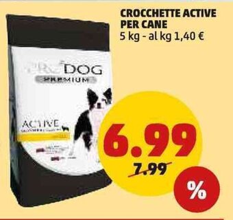 PENNY CROCCHETTE ACTIVE PER CANE 5 kg offerta