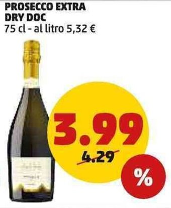 PENNY PROSECCO EXTRA DRY DOC 75 cl offerta