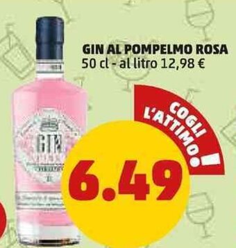 PENNY GIN AL POMPELMO ROSA 50 cl offerta