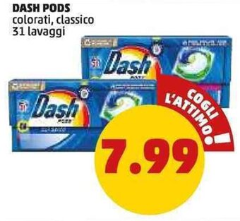 PENNY DASH PODS colorati, classico 31 lavaggi offerta