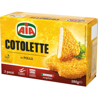 Qui Discount Cotolette pollo surgelate x 3 - 280 gr offerta