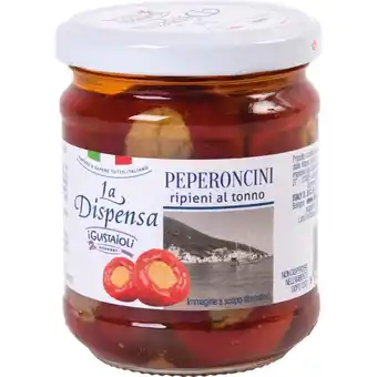 Qui Discount Peperoncini ripieni tonno la dispensa 130 gr offerta