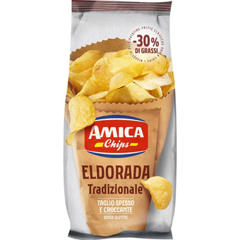 Qui Discount Patatine eldorada tradizionale/olio di oliva 130 gr offerta