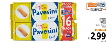 Spazio Conad PAVESINI CLASSICI PAVESI 400 g offerta