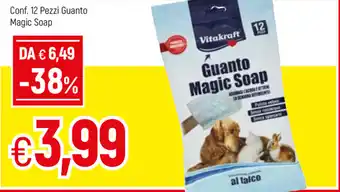 Famila Vitakraft Conf.12 Pezzi Guanto Magic Soap offerta