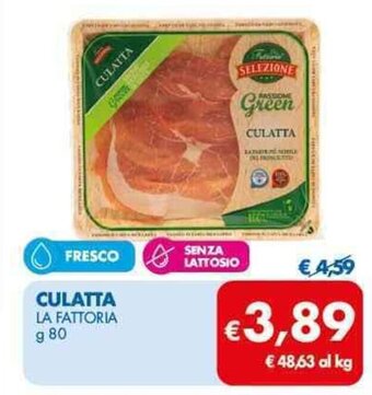 MD Discount CULATTA LA FATTORIA g 80 offerta