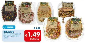 MD Discount INSALATE riso venere/riso/pasta/ farro/orzo/cous cous g 200 offerta