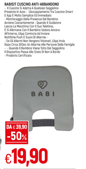 Famila Babisit Cuscino Anti- Abbandono offerta