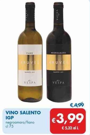 MD Discount VINO SALENTO IGP negroamaro/fiano cl 75 offerta