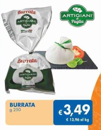 MD Discount ARTIGIANI di Puglia BURRATA g 250 offerta