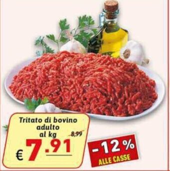 Ipercarni Tritato di bovino adulto al kg offerta