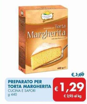 MD Discount PREPARATO PER TORTA MARGHERITA CUCINA E SAPORI g 440 offerta