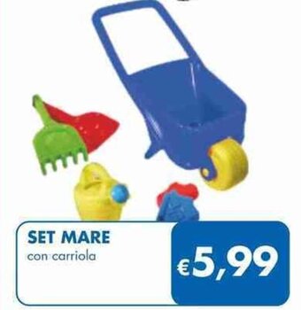 MD Discount SET MARE con carriola offerta