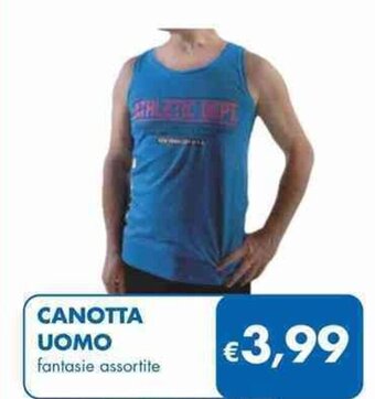 MD Discount CANOTTA UOMO fantasie assortite offerta