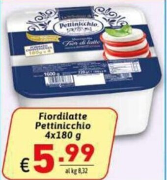 Ipercarni Fiordilatte Pettinicchio 4x180 g offerta
