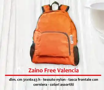 Famila Zaino Free Valencia cm 31x16x43h offerta