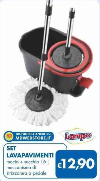 MD Discount Lampo SET LAVAPAVIMENTI offerta