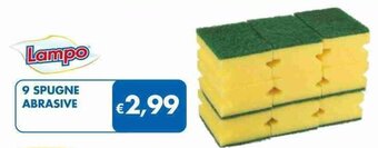 MD Discount Lampo 9 SPUGNE ABRASIVE offerta
