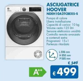 MD Discount ASCIUGATRICE HOOVER NDEH10A2TCBEXS-S offerta