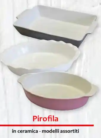 Pirofila in ceramica