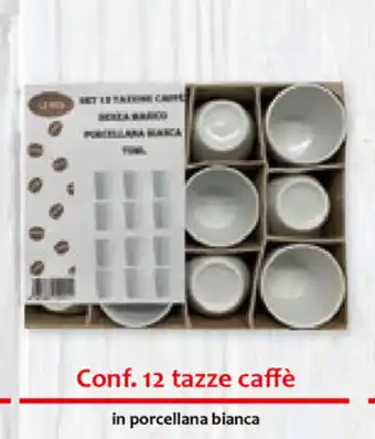 Famila Conf. 12 tazze caffè offerta