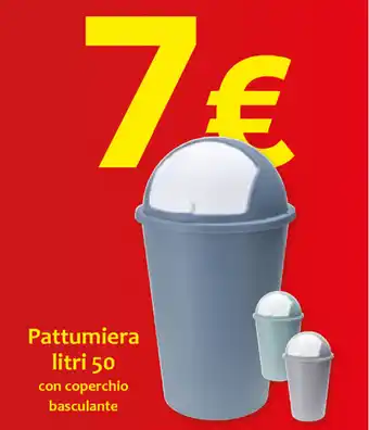 Famila Pattumiera 50 litri offerta