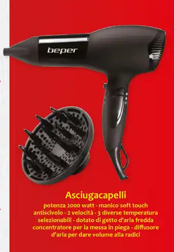 Famila Beper Asciugacapelli offerta