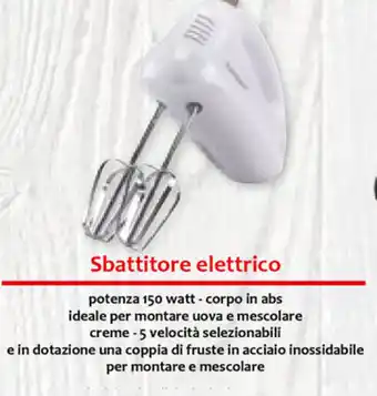 Famila Sbattitore elettrico offerta