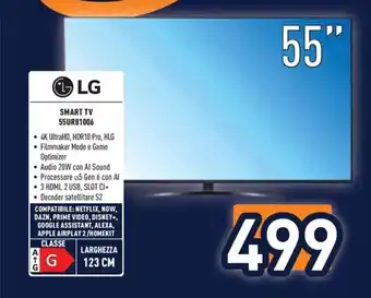 Unieuro LG SMART TV 55" 55UR81006 offerta