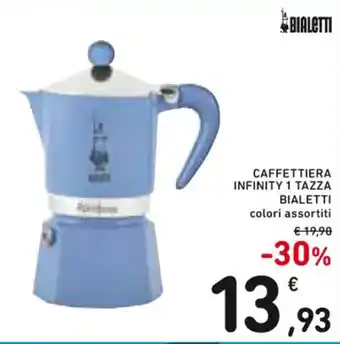 Spazio Conad CAFFETTIERA INFINITY 1 TAZZA BIALETTI offerta