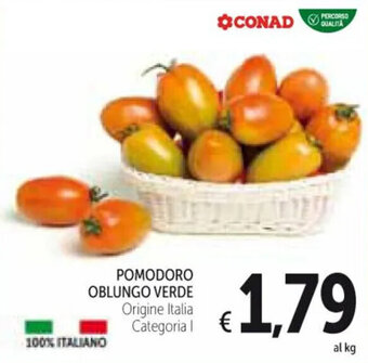 Spazio Conad POMODORO OBLUNGO VERDE offerta