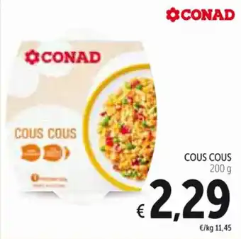 Spazio Conad COUS COUS 200 g offerta