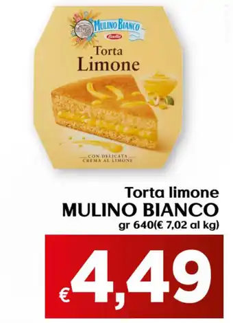 Maxi Supermercati Mulino Bianco Torta limone 640gr offerta