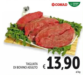 Spazio Conad TAGLIATA DI BOVINO ADULTO offerta
