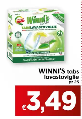 Winni's tabs lavastoviglie 25pz