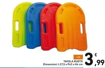 Spazio Conad Tavola nuoto offerta