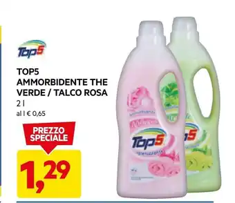 DPiù Top5 ammorbidente the verde offerta