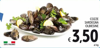 Spazio Conad COZZE SARDEGNA OLBIESINE offerta