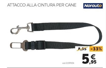 Norauto - attacco alla cintura per cane
