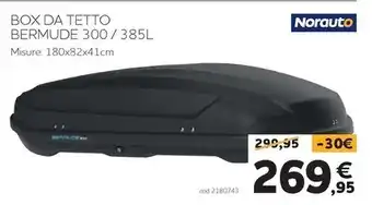Norauto Norauto - box da tetto bermude 300 / 385l offerta