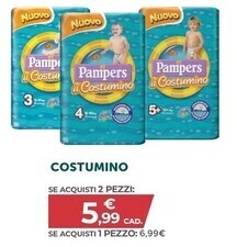 Bimbo Store Pampers costumino offerta