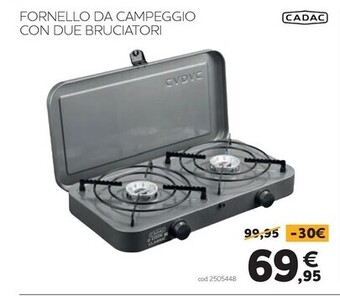 Cadac - fornello da campeggio con due bruciatori