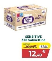 Bimbo Store Pampers sensitive 378 salviettine offerta