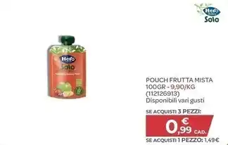 Hero pouch frutta mista 100gr