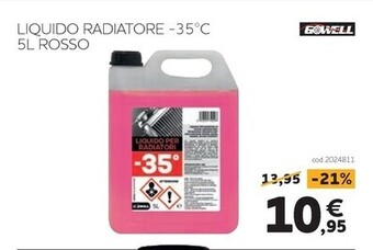 Norauto Gowell - liquido radiatore -35°c 5l rosso offerta